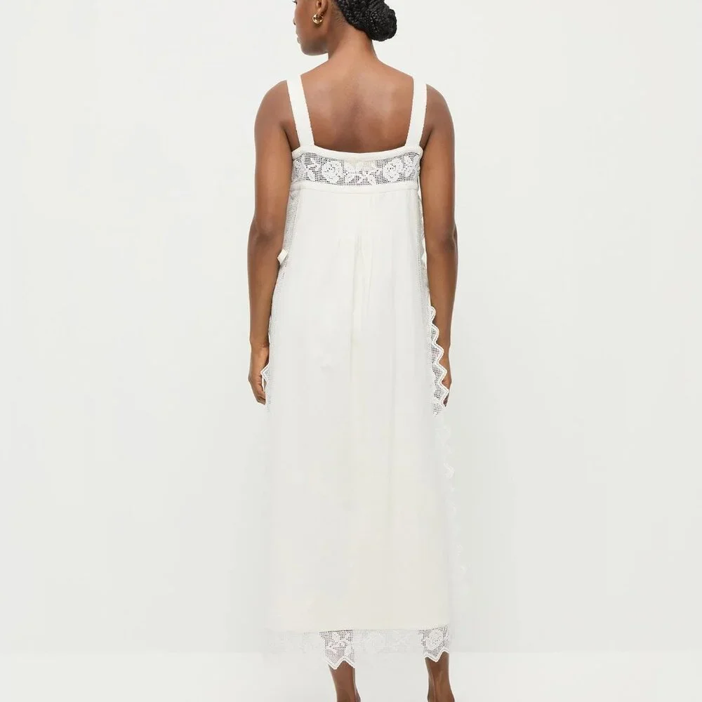 Poppy Lace Trim Dress Size 00 - Picture 5 of 8